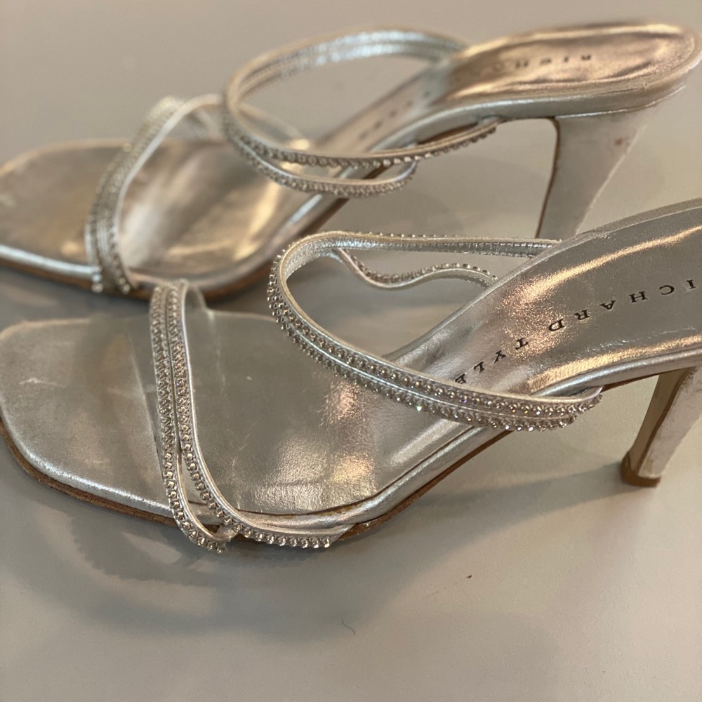 Richard Tyler Silver Sandal